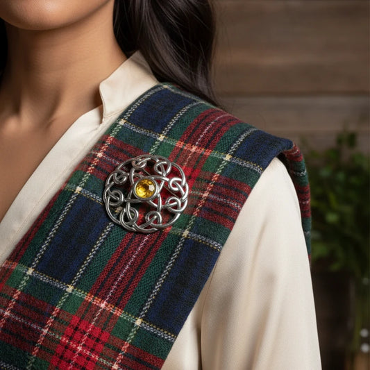 Lilith Celtic Knot Brooch — view 3