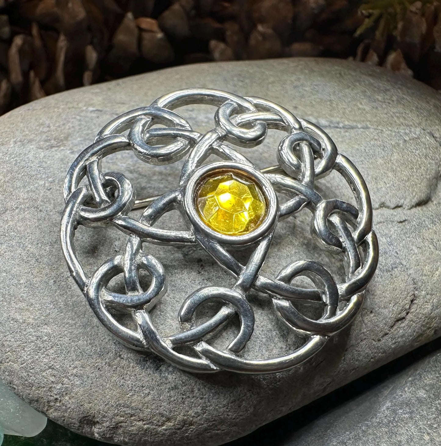 Lilith Celtic Knot Brooch — view 4