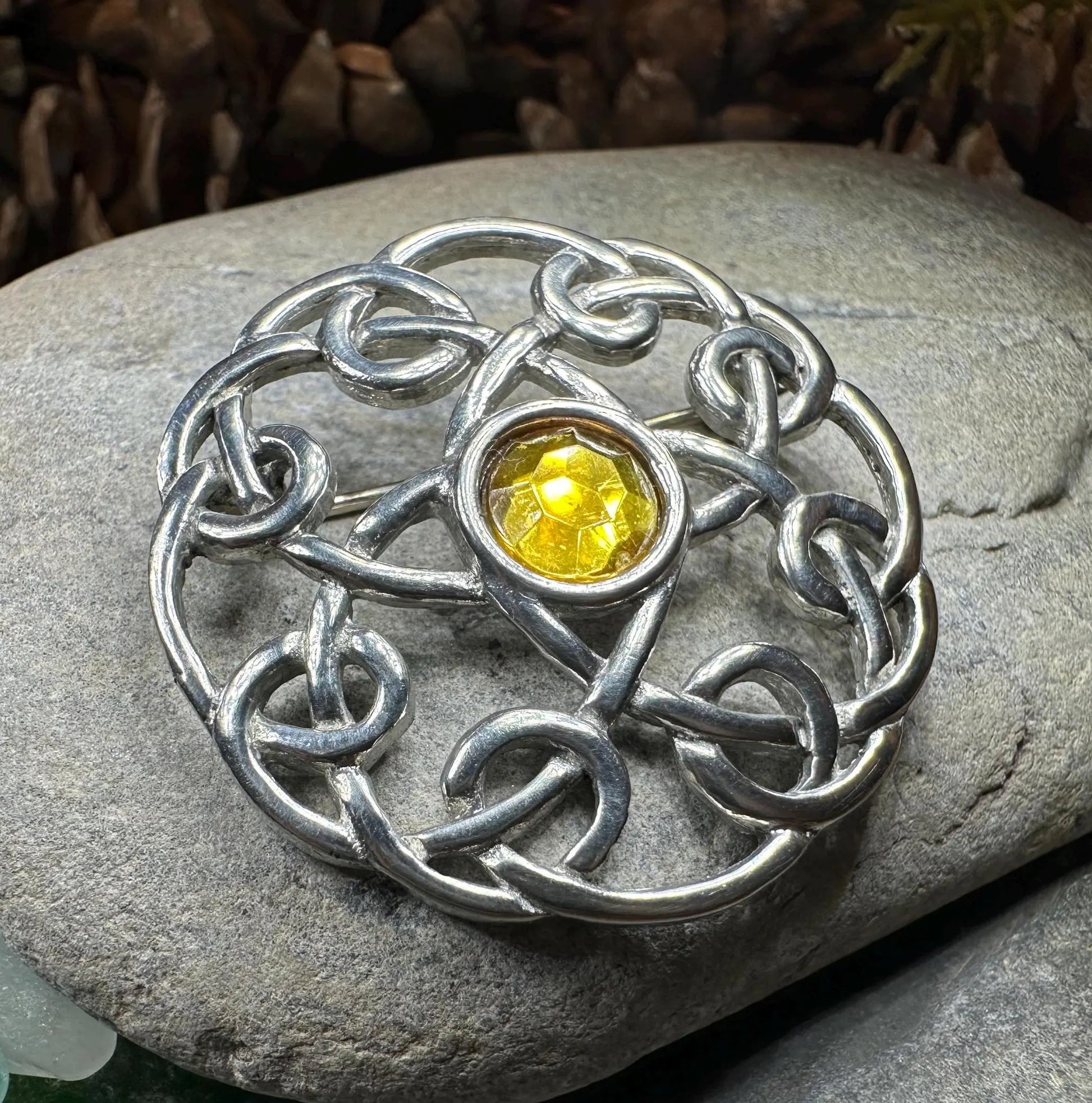 Lilith Celtic Knot Brooch — view 4