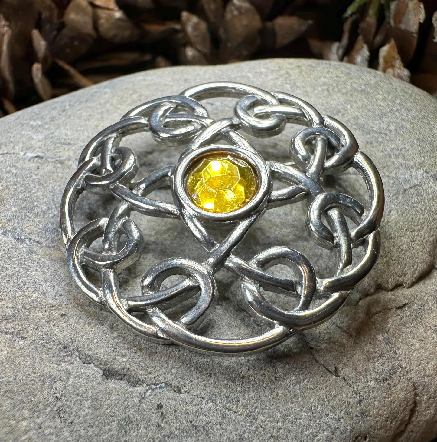 Lilith Celtic Knot Brooch — view 7