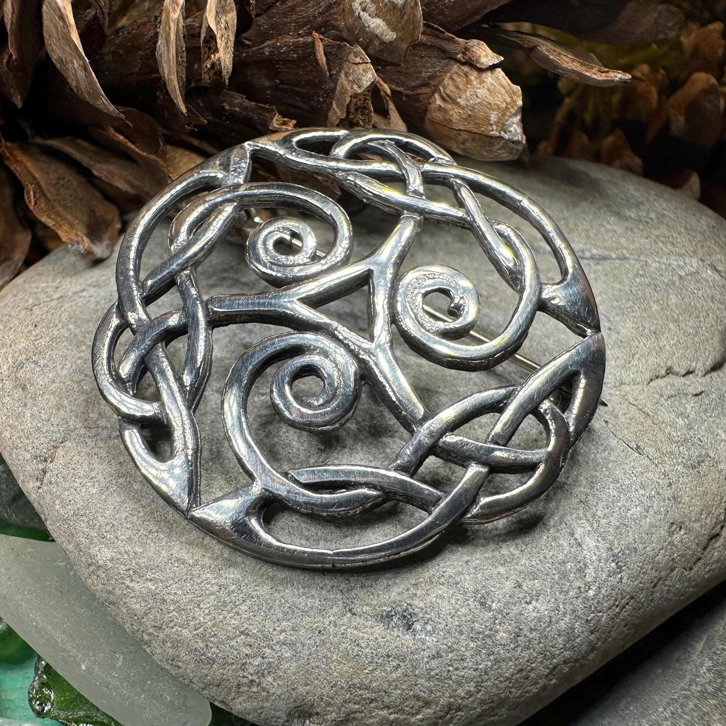 Celtic Knot Brooch, Celtic Jewelry, Irish Jewelry, Scotland Brooch, Celtic Brooch, Anniversary Gift, Celtic Knot Pin, Ireland Gift, Norse