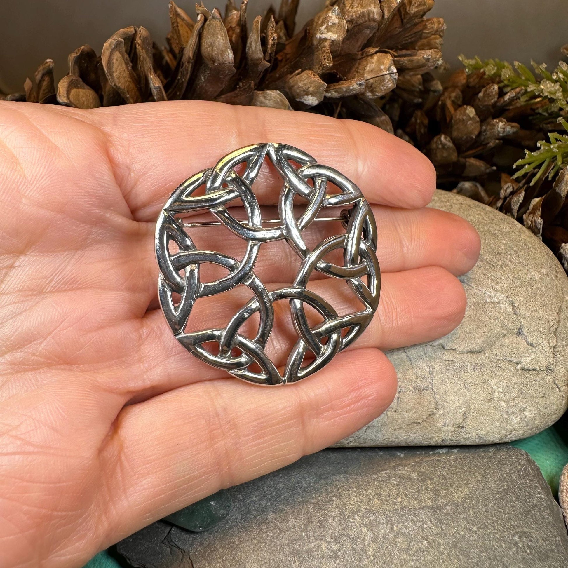 Celtic Knot Brooch, Celtic Jewelry, Irish Jewelry, Scotland Brooch, Celtic Brooch, Anniversary Gift, Celtic Knot Pin, Ireland Gift, Norse