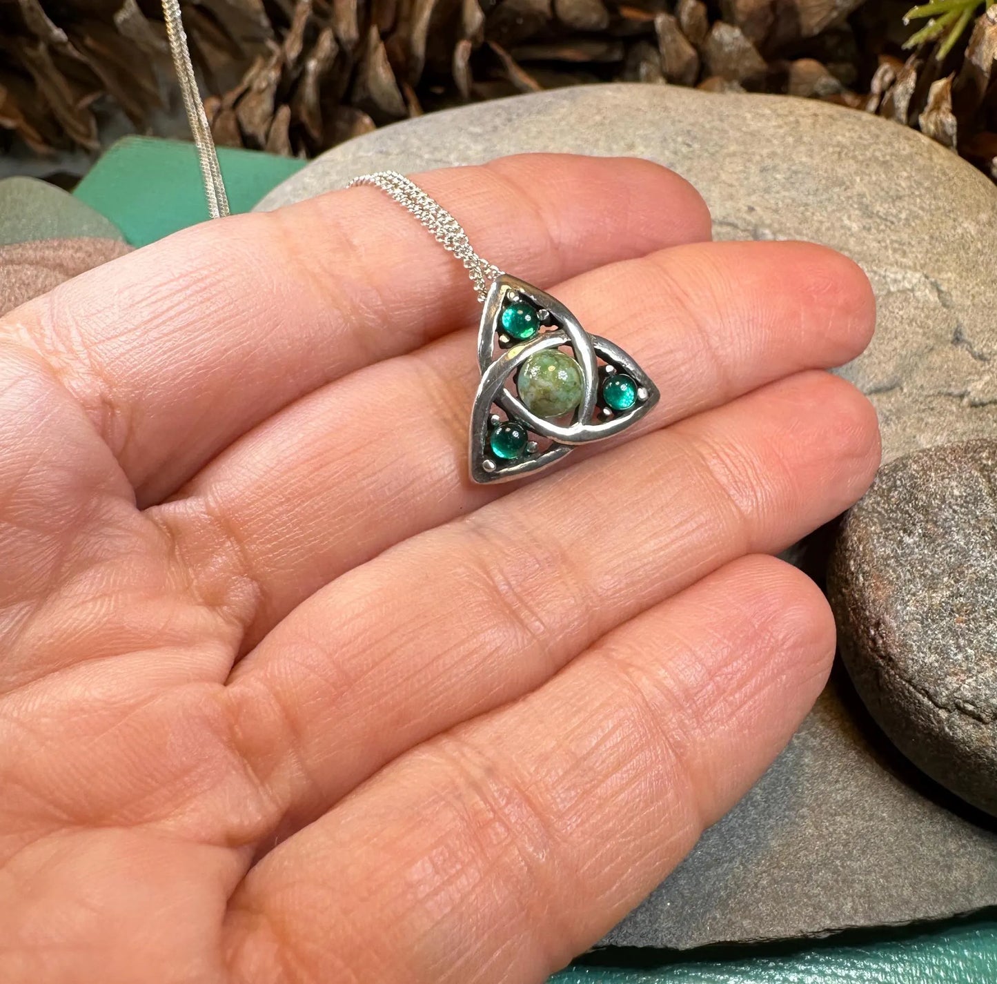 Elven Celtic Trinity Knot Necklace