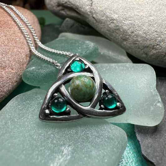 Elven Celtic Trinity Knot Necklace — view 9