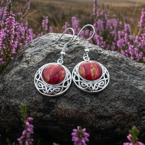 Load image into Gallery viewer, Heathergems Celtic Knot Earrings

