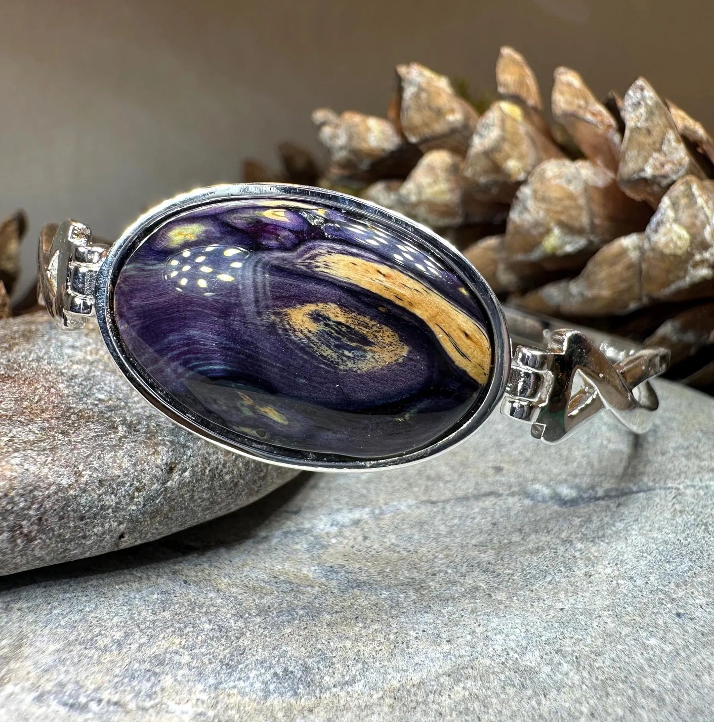 Heathergems Celtic Twist Bracelet - Handmade in Scotland