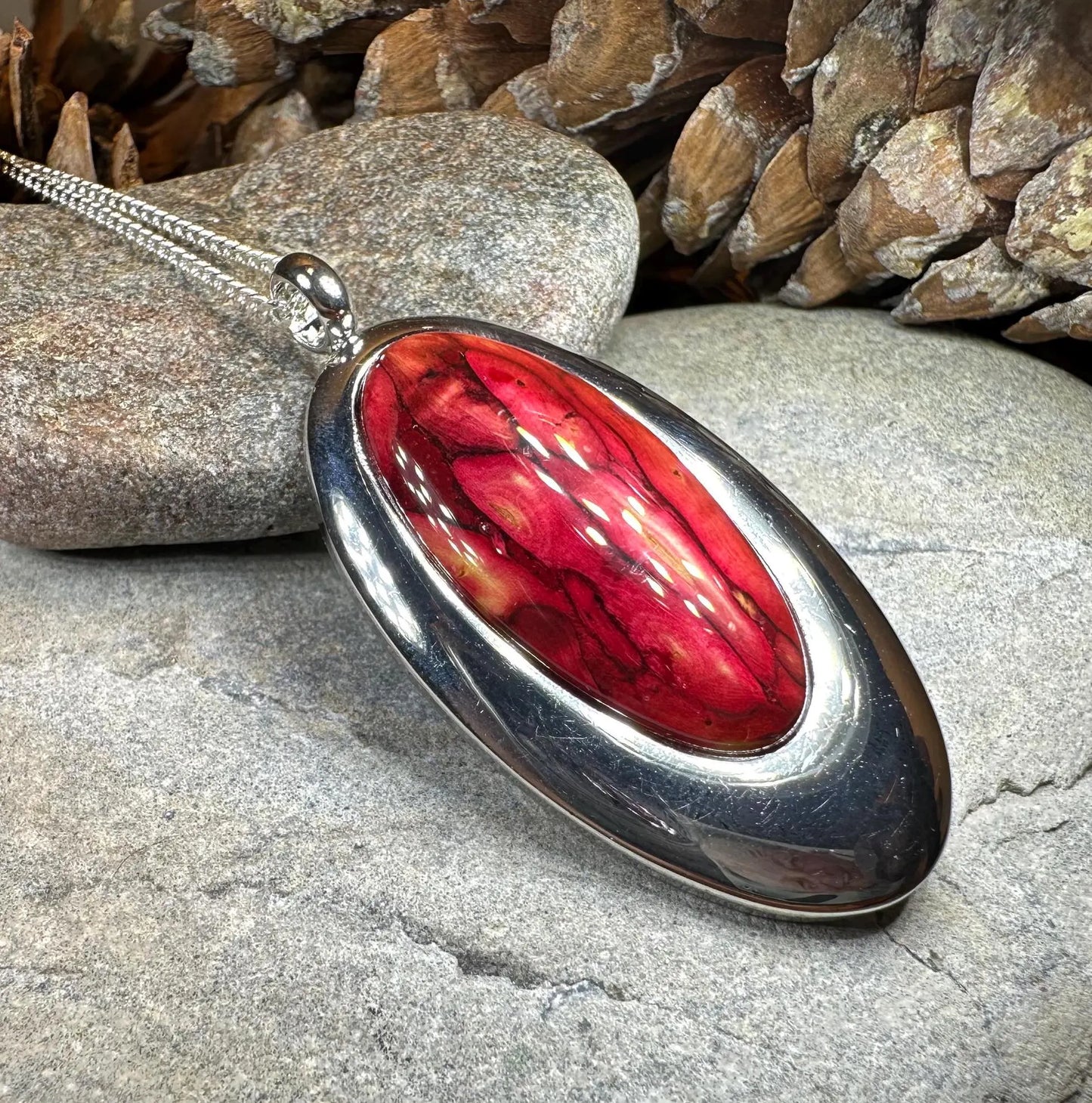Scottish Highlands Heathergems Necklace - Handmade in Scotland — view 5