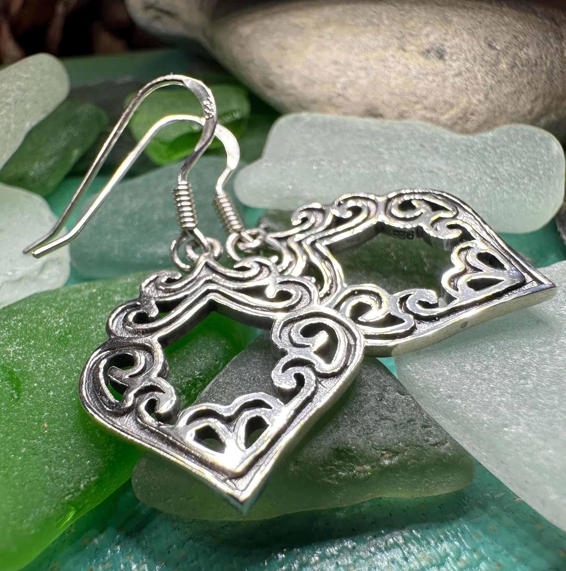 Irena Celtic Knot Earrings in sterling silver