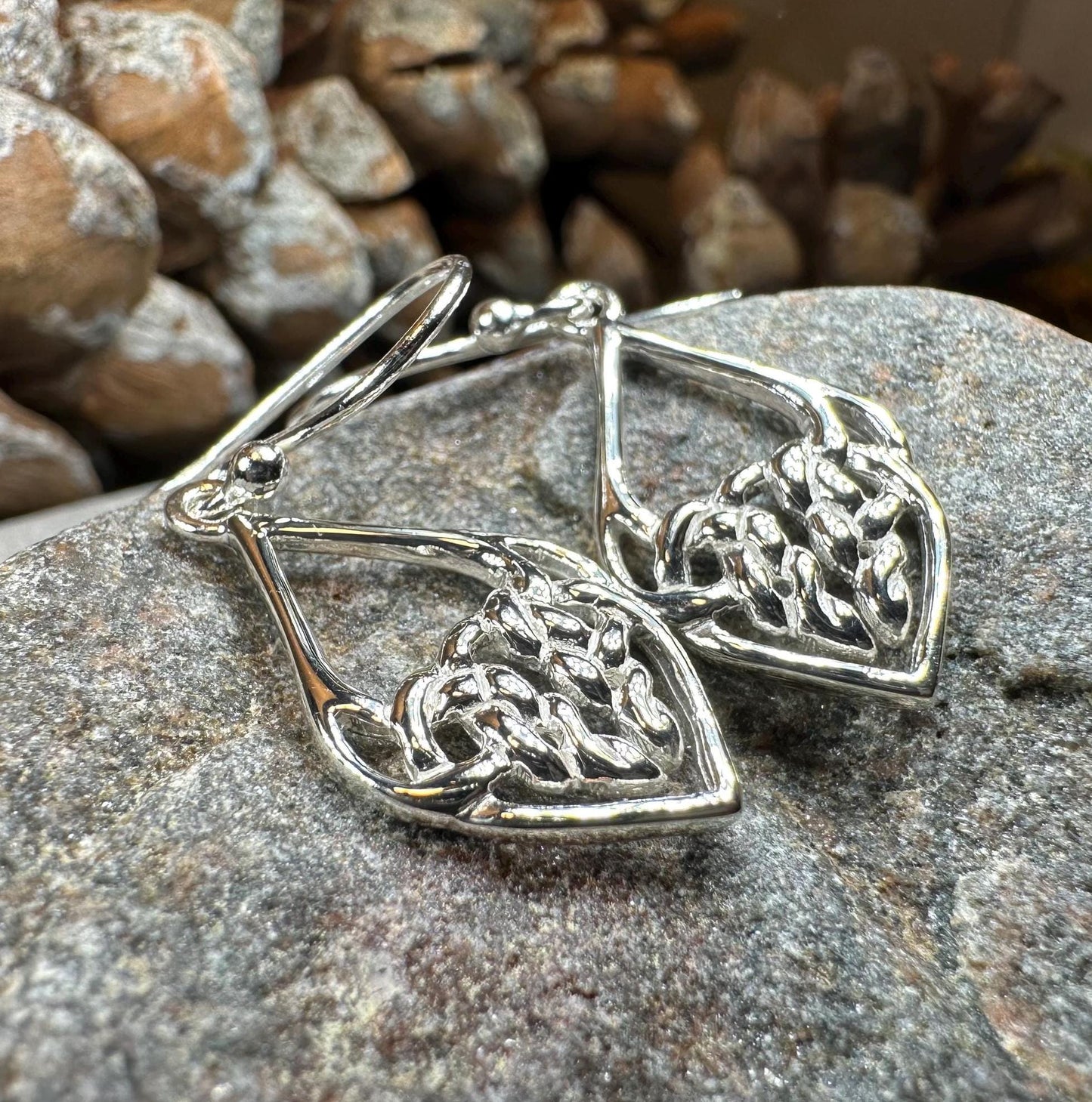 Celtic Earrings, Scottish Earrings, Irish Jewelry, Ireland Gift, Scotland Jewelry, Mom Gift, Celtic Knot, Scottish Jewelry, Norse Jewelry