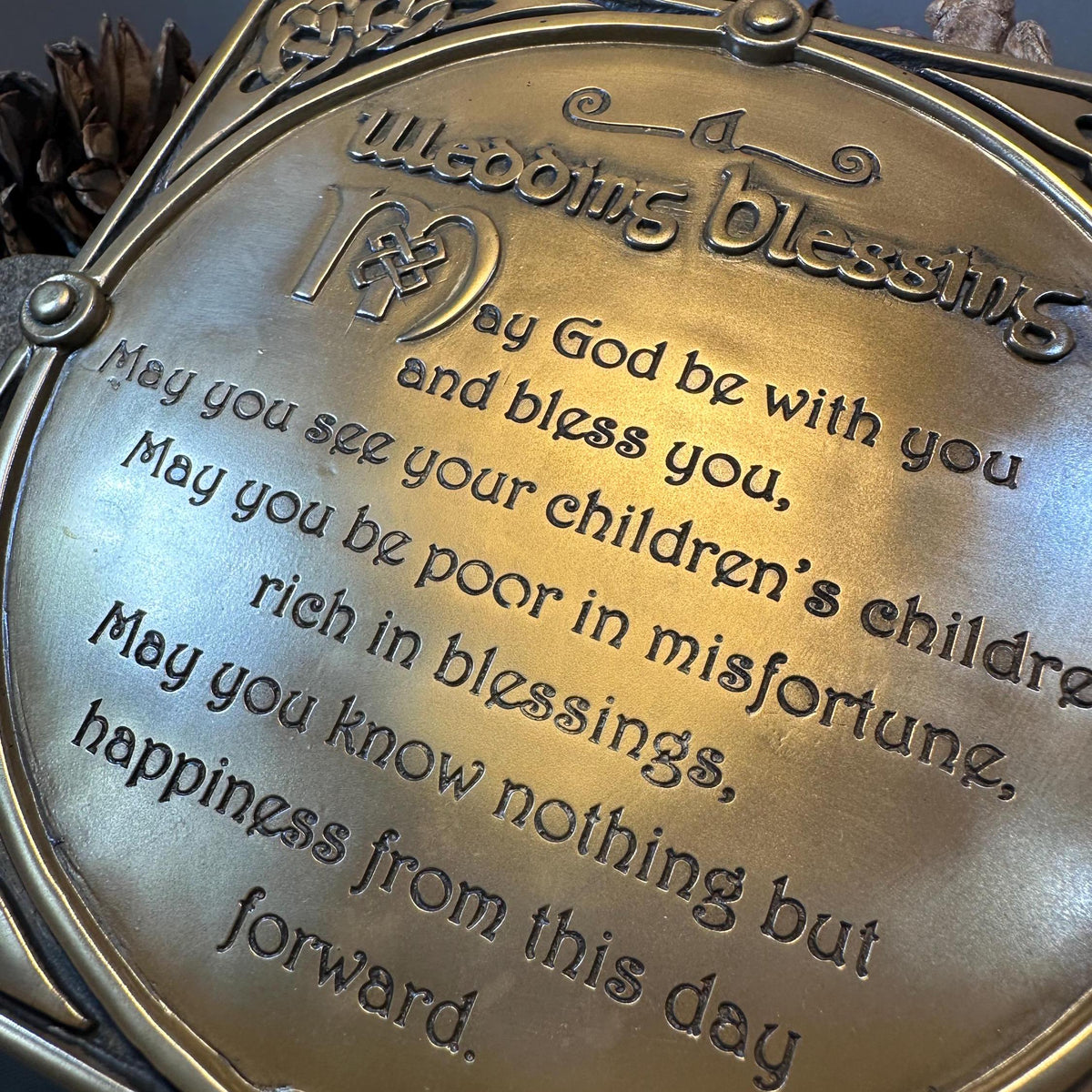 Irish Wedding Blessing Wall Plaque — view 9