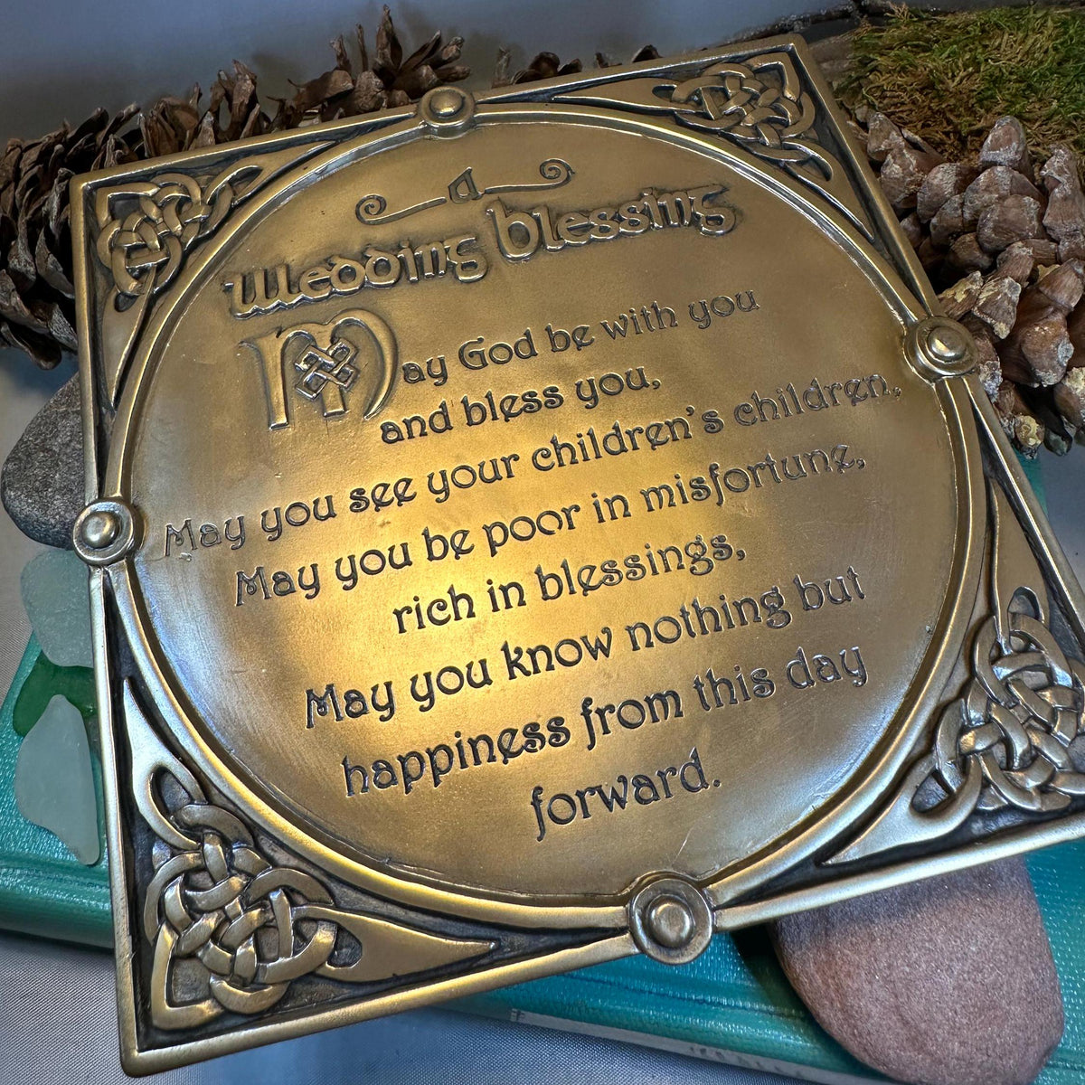 Irish Wedding Blessing Wall Plaque — view 6