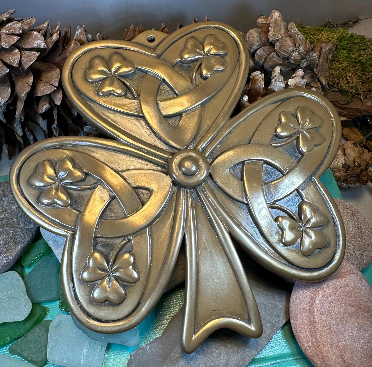 Irish Shamrock Wall Plaque — view 7