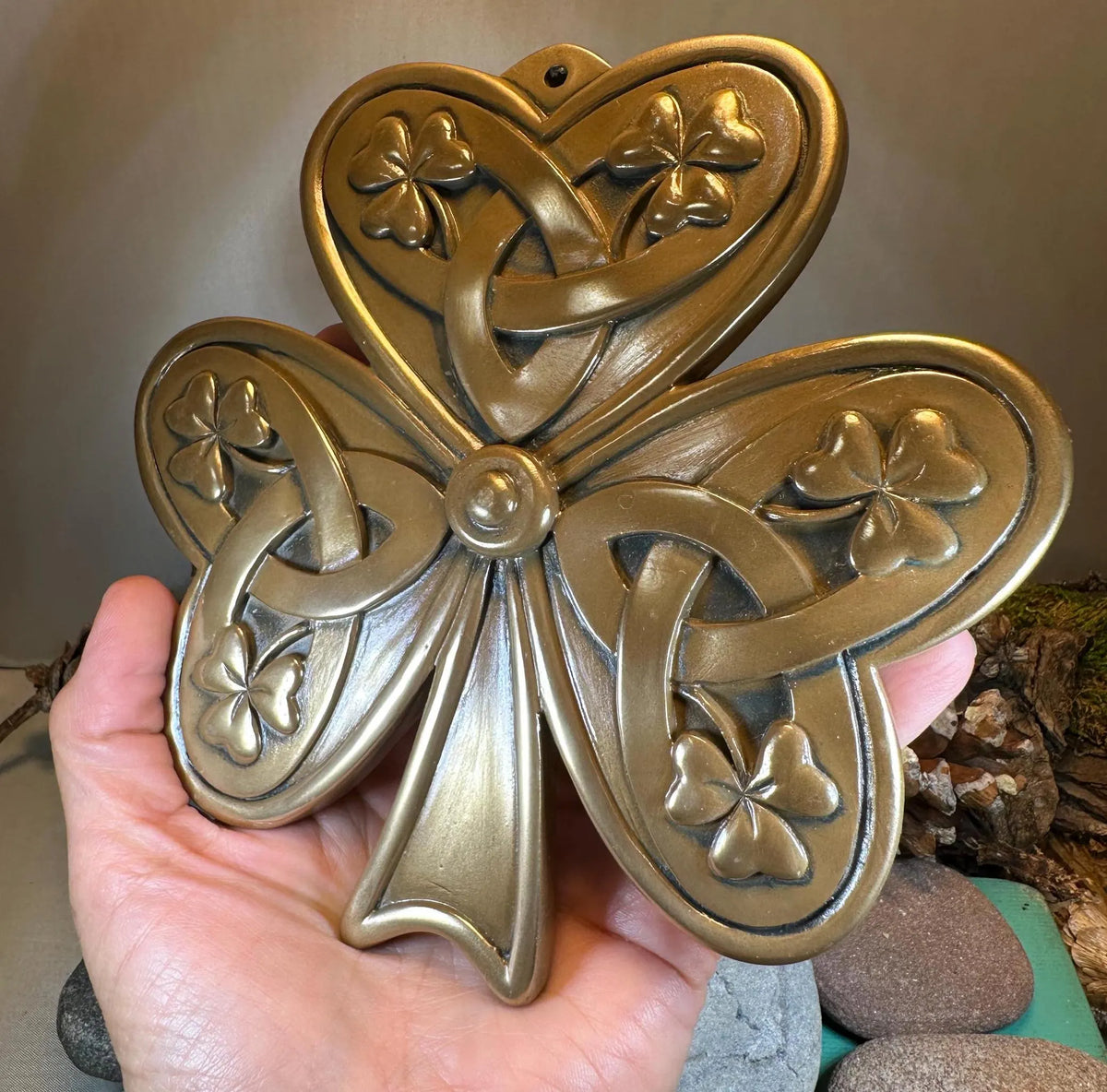 Irish Shamrock Wall Plaque — view 8