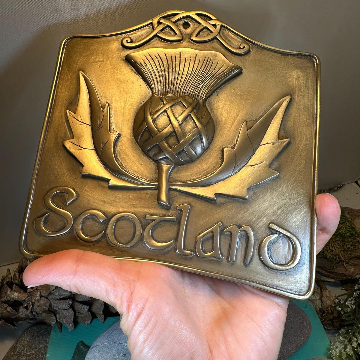 Scotland Thistle Wall Plaque — view 4