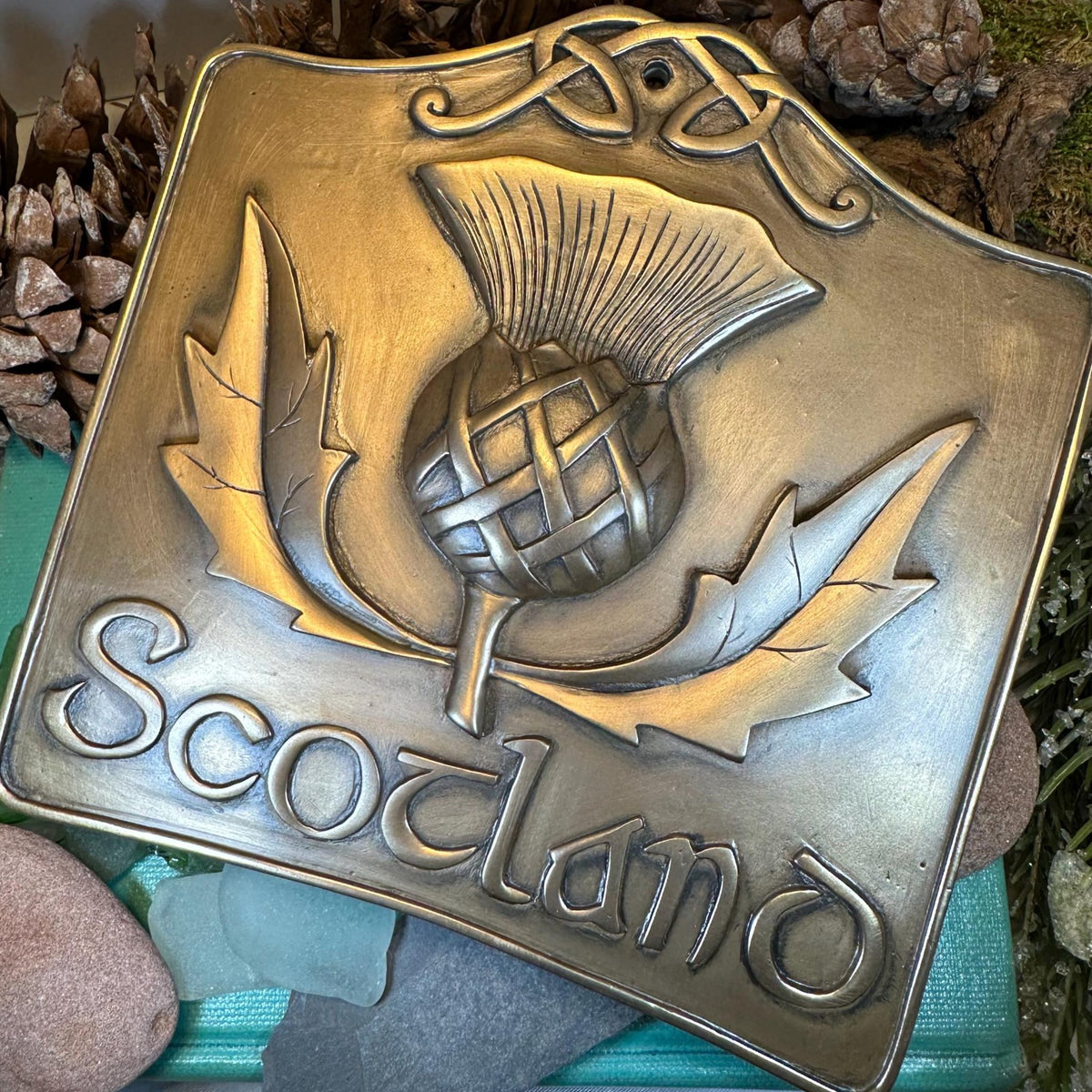 Scotland Thistle Wall Plaque — view 7