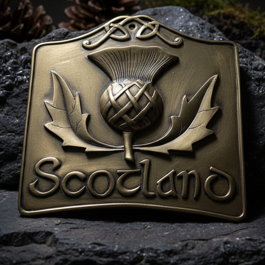 Scotland Thistle Wall Plaque — view 7