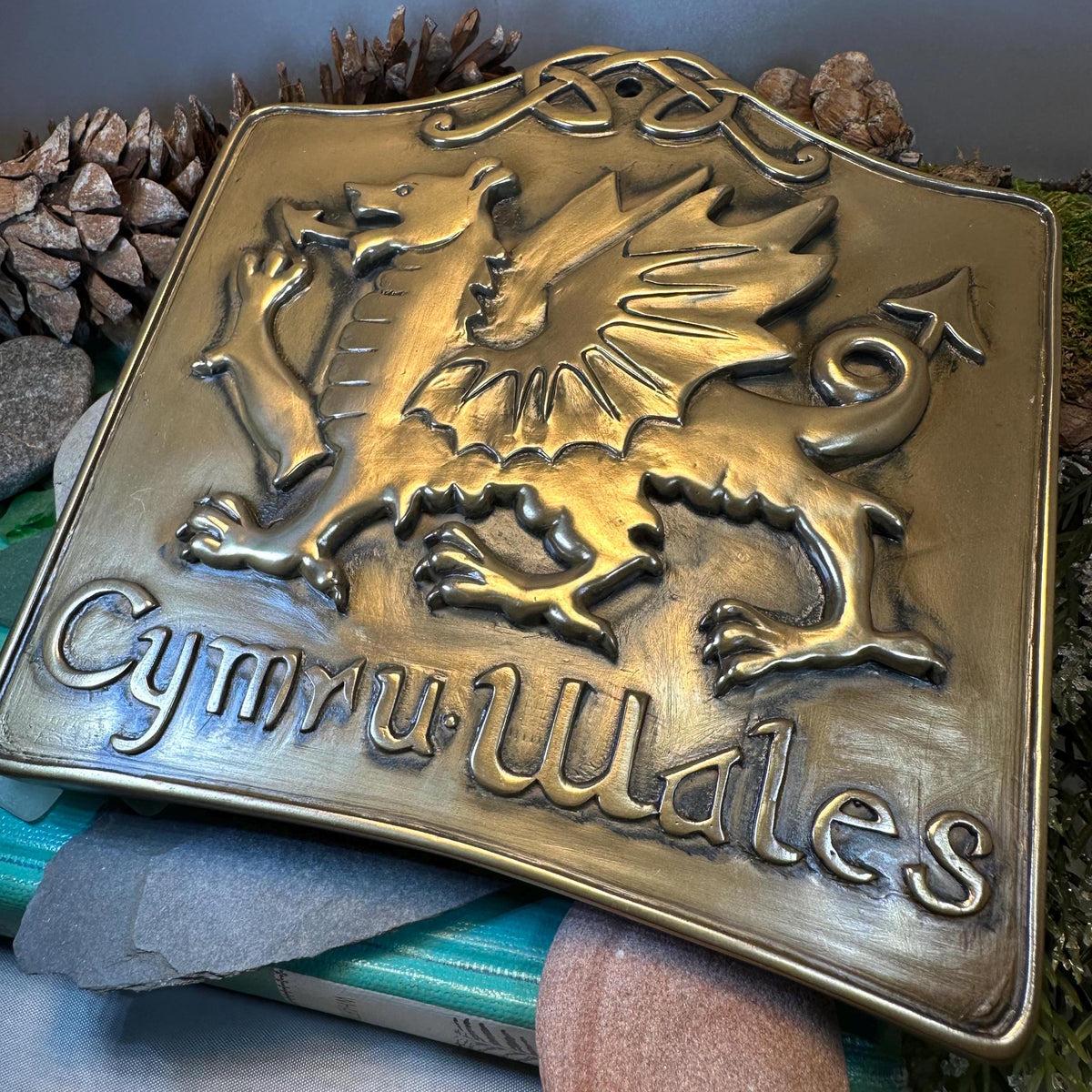 Welsh Dragon Wall Plaque — view 3