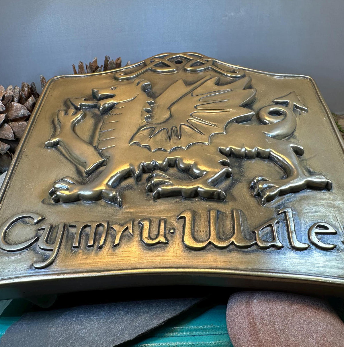 Welsh Dragon Wall Plaque — view 2