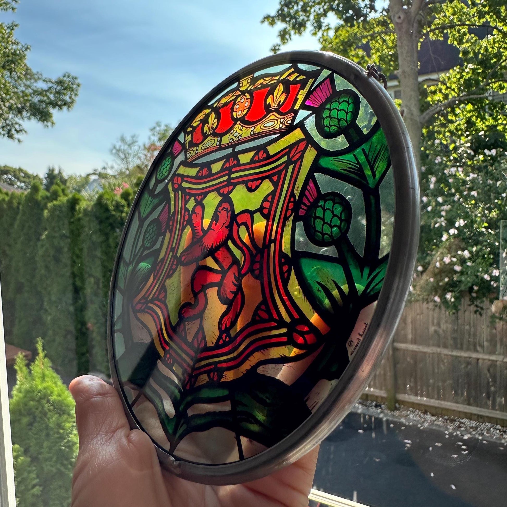 Old Town Scottish Lion Suncatcher — view 3