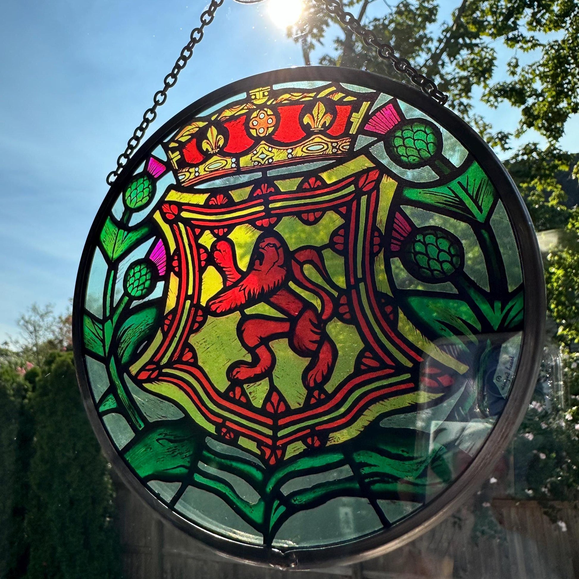 Old Town Scottish Lion Suncatcher — view 8