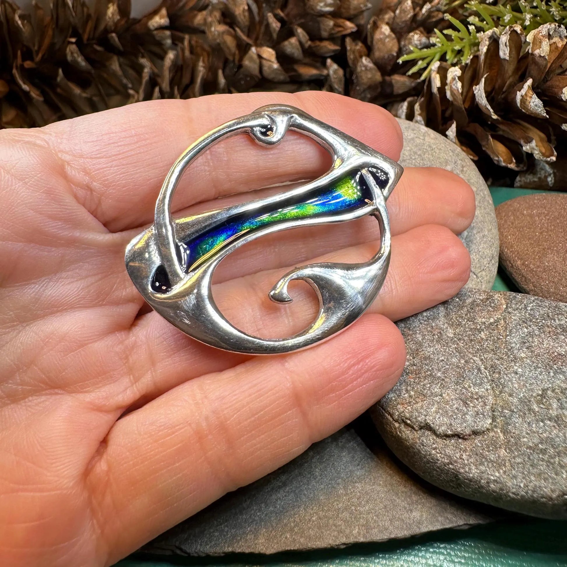 Myah Celtic Knot Brooch — view 6