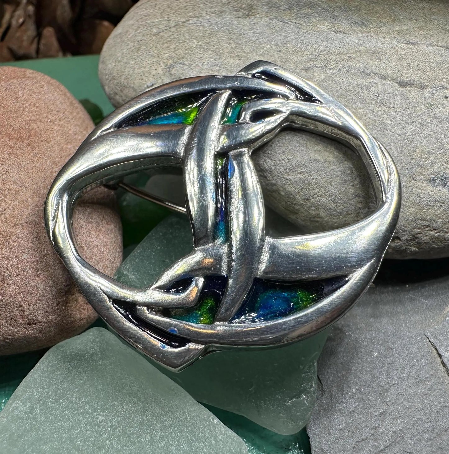 Camila Celtic Knot Brooch — view 6