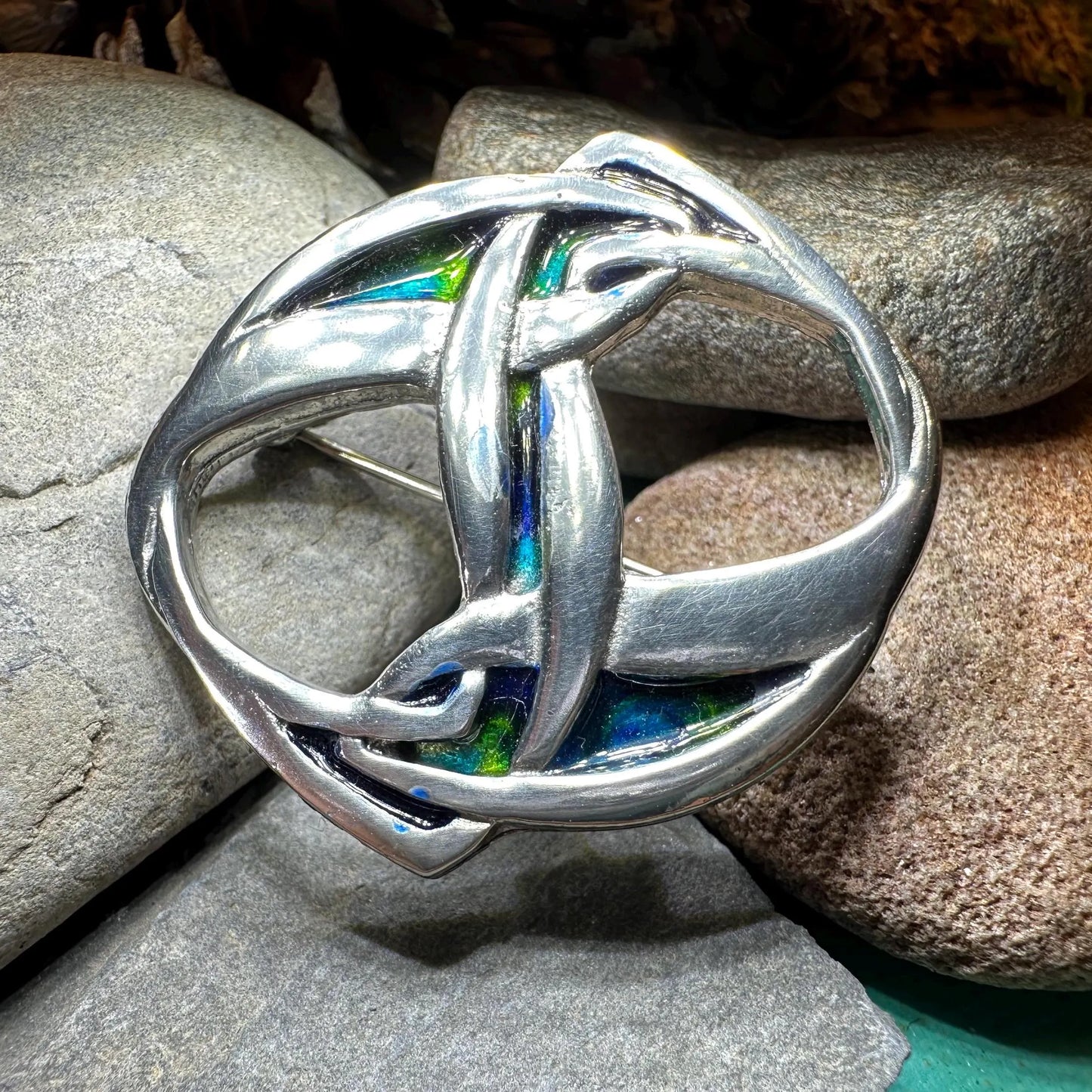 Camila Celtic Knot Brooch — view 5