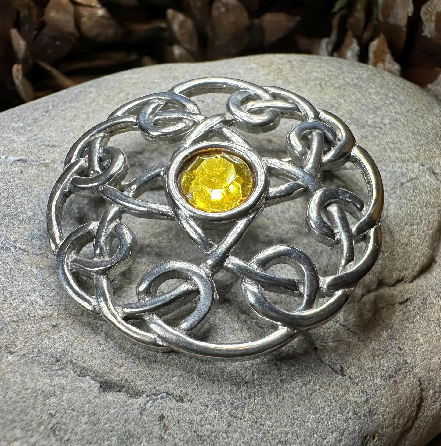 Lilith Celtic Knot Brooch — view 5