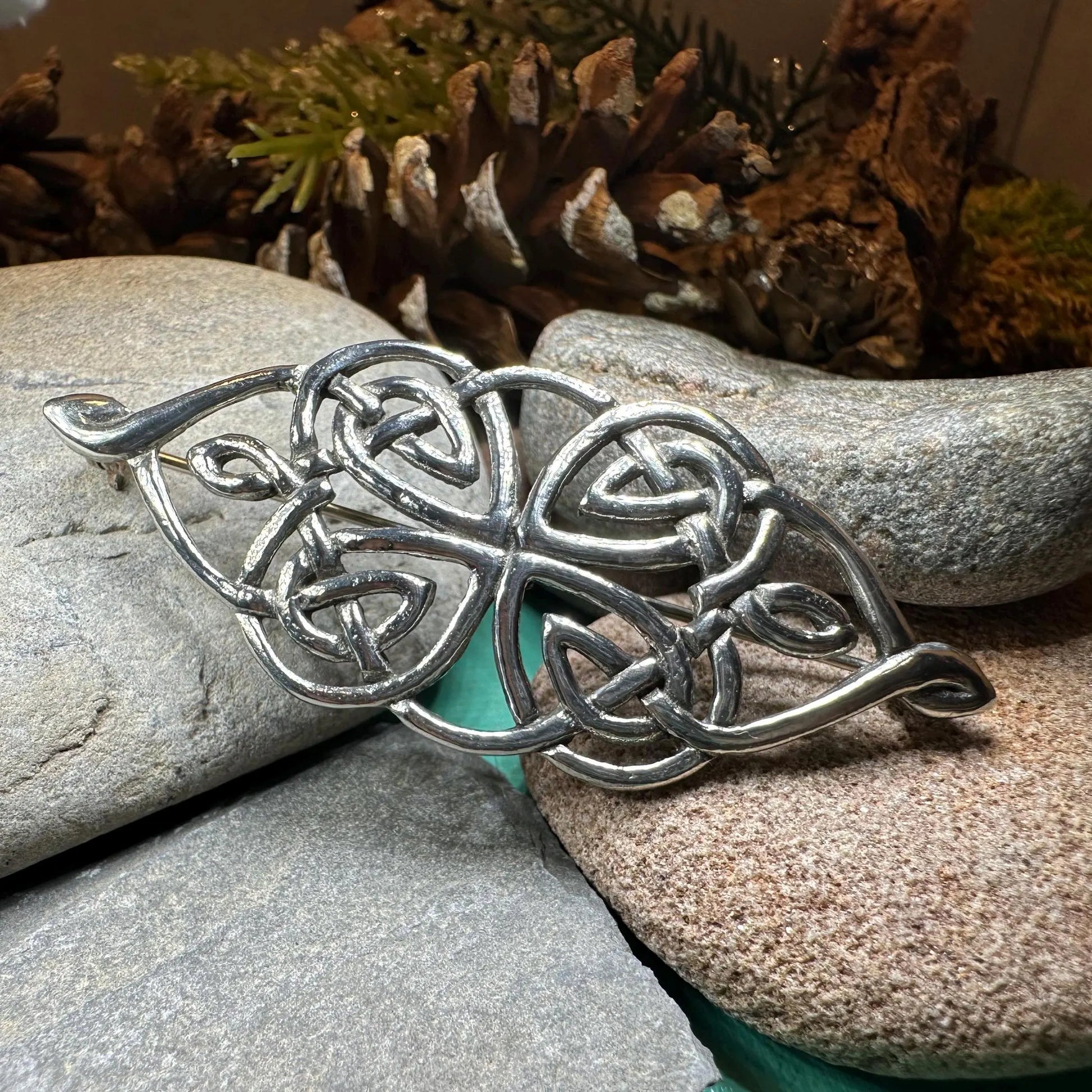 Jenna Celtic Knot Brooch — view 8