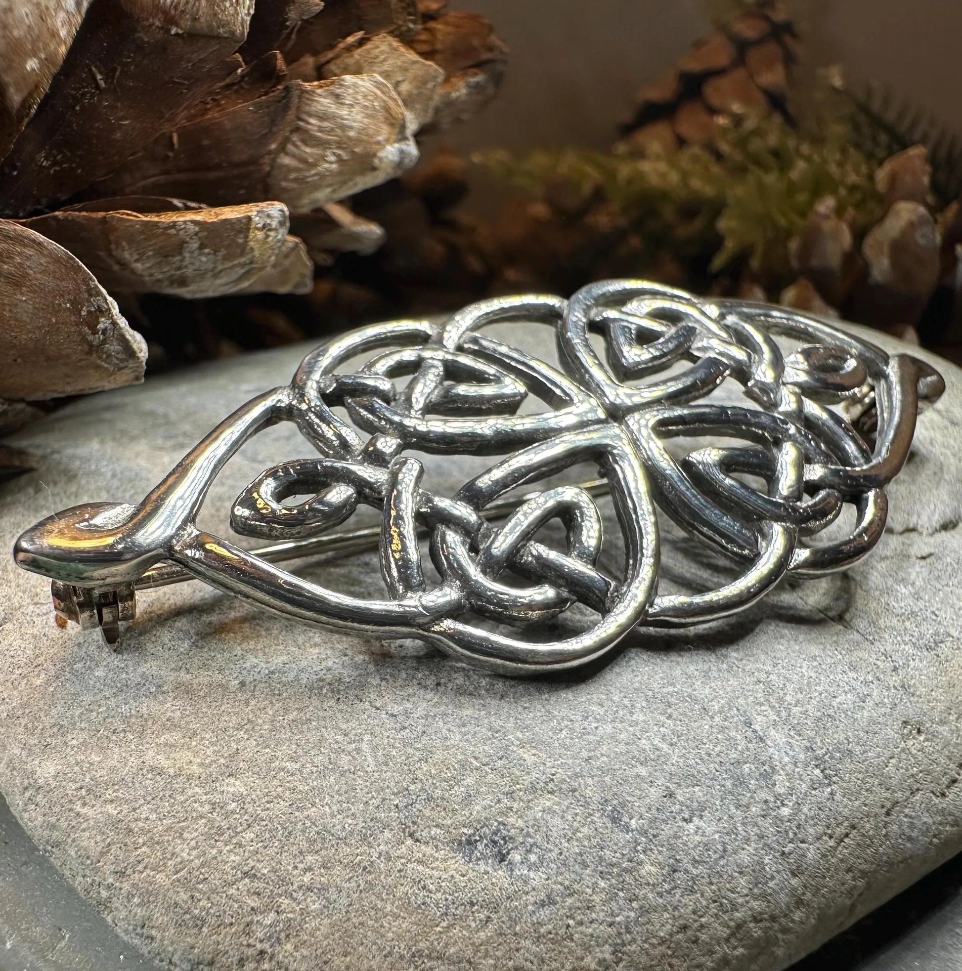 Jenna Celtic Knot Brooch — view 6