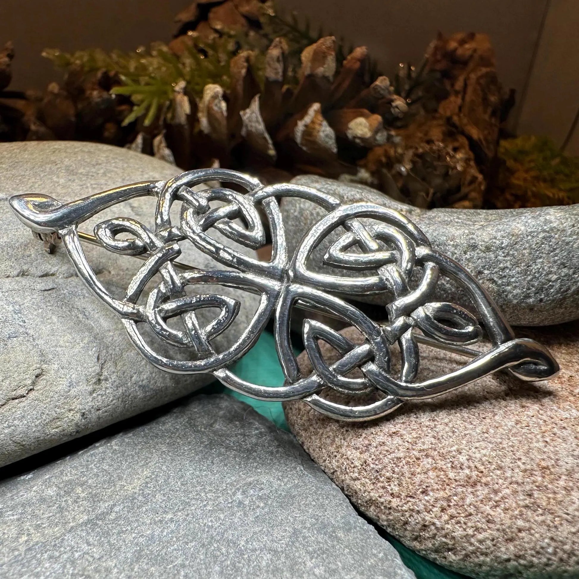 Jenna Celtic Knot Brooch — view 2