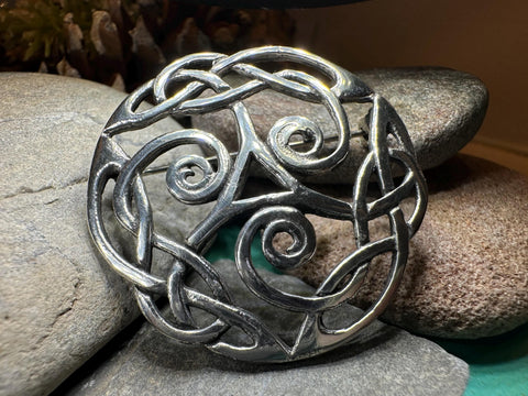 Load image into Gallery viewer, Celtic Knot Brooch, Celtic Jewelry, Irish Jewelry, Scotland Brooch, Celtic Brooch, Anniversary Gift, Celtic Knot Pin, Ireland Gift, Norse
