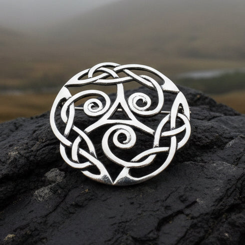 Celtic Knot Brooch, Celtic Jewelry, Irish Jewelry, Scotland Brooch, Celtic Brooch, Anniversary Gift, Celtic Knot Pin, Ireland Gift, Norse