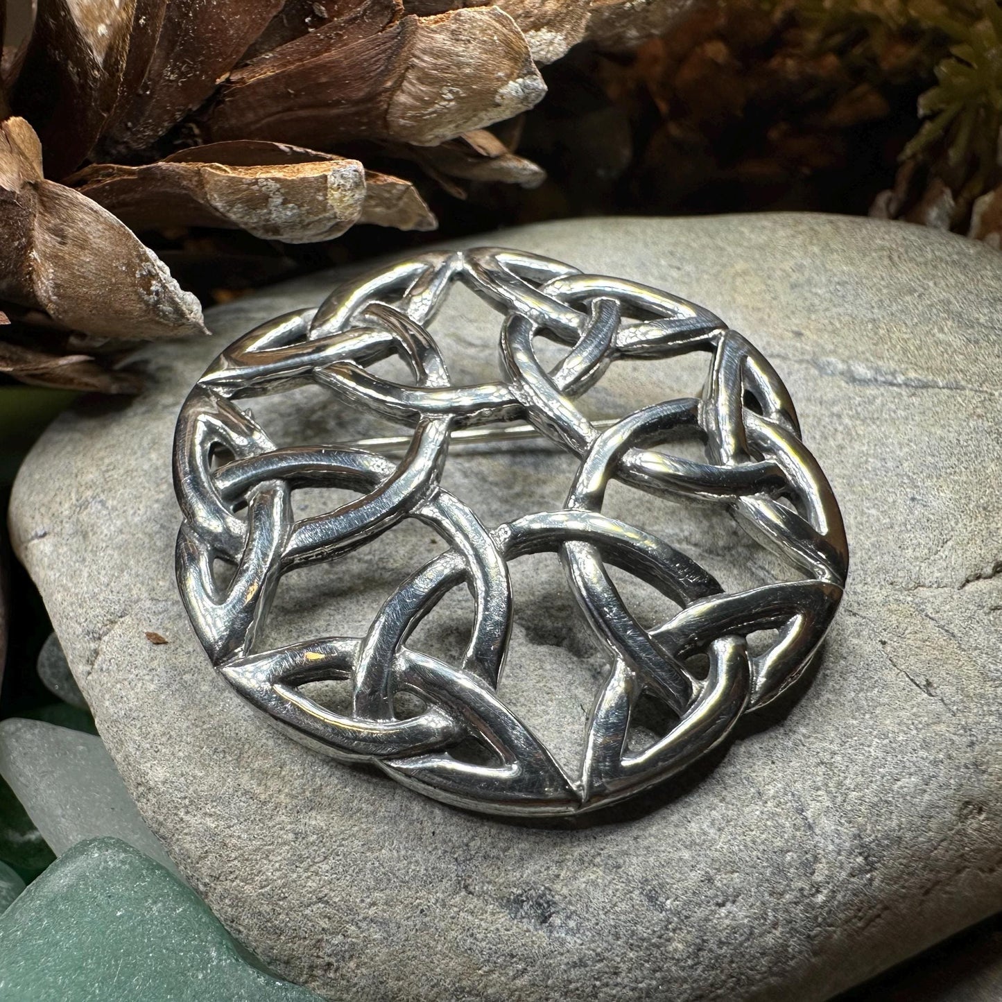 Celtic Knot Brooch, Celtic Jewelry, Irish Jewelry, Scotland Brooch, Celtic Brooch, Anniversary Gift, Celtic Knot Pin, Ireland Gift, Norse