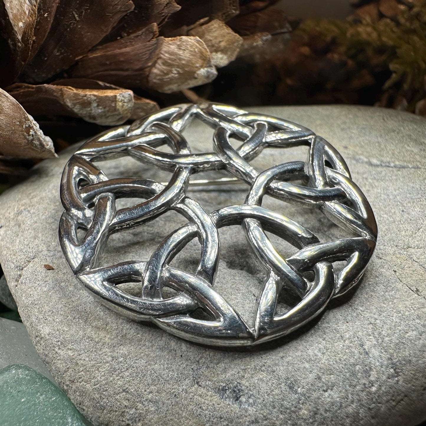 Celtic Knot Brooch, Celtic Jewelry, Irish Jewelry, Scotland Brooch, Celtic Brooch, Anniversary Gift, Celtic Knot Pin, Ireland Gift, Norse