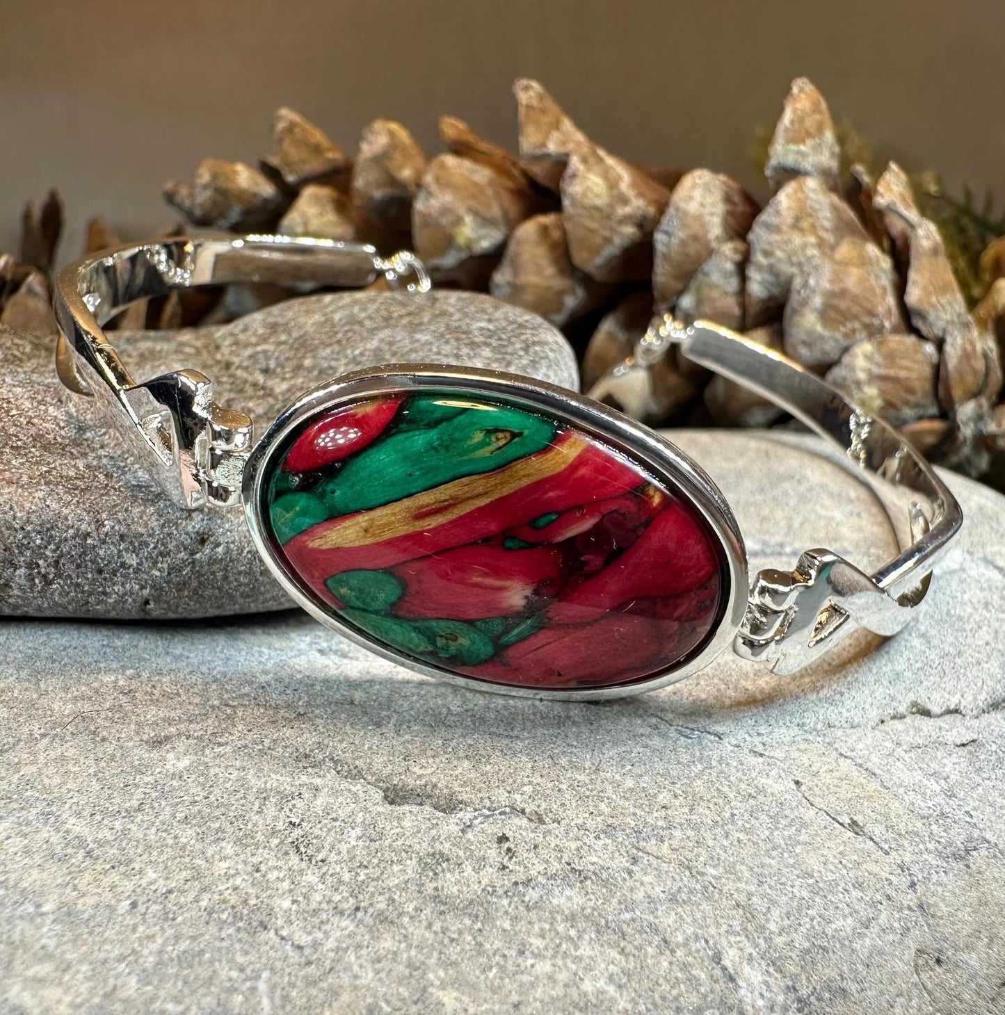 Heathergems Celtic Twist Bracelet - Handmade in Scotland
