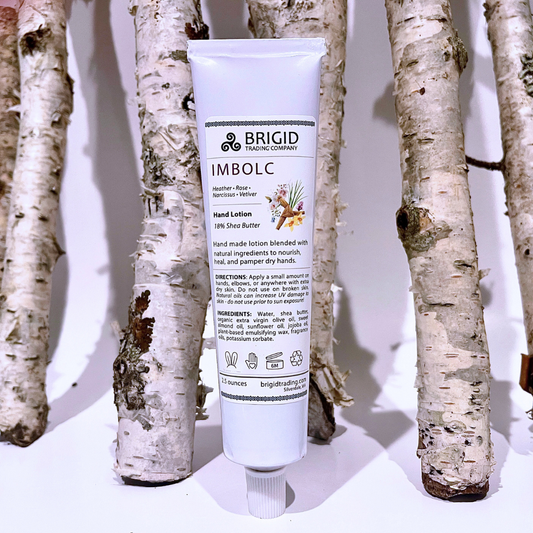 Imbolc Natural Hand Lotion - Heather, Rose, Narcissus, and Vetiver