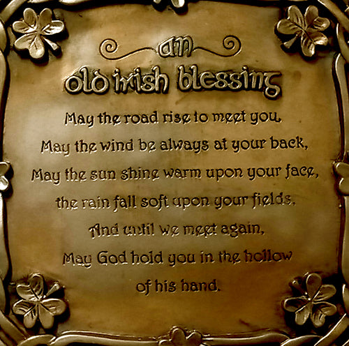 Old Irish Blessing Wall Plaque