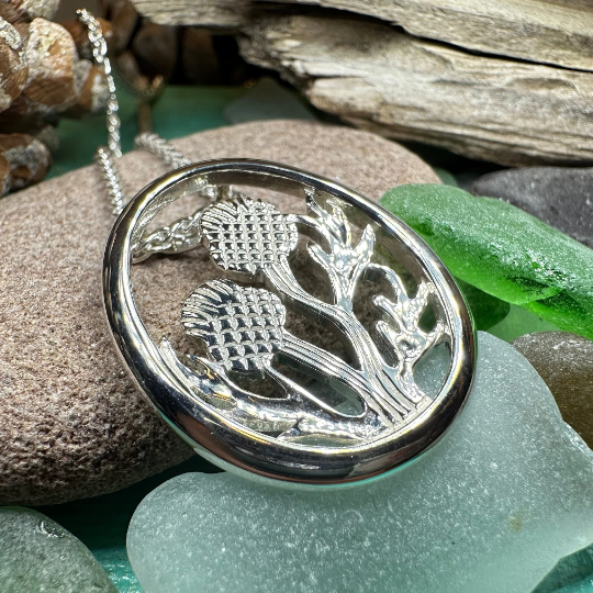 Valentia Thistle Necklace — view 2