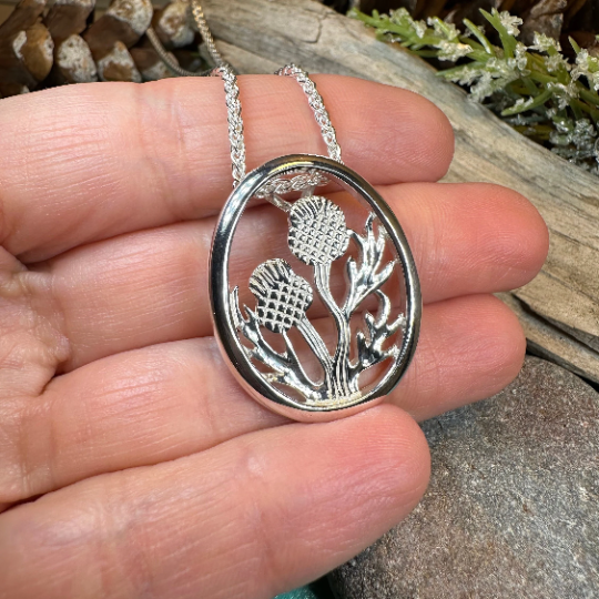 Valentia Thistle Necklace — view 9