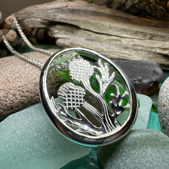 Valentia Thistle Necklace — view 5