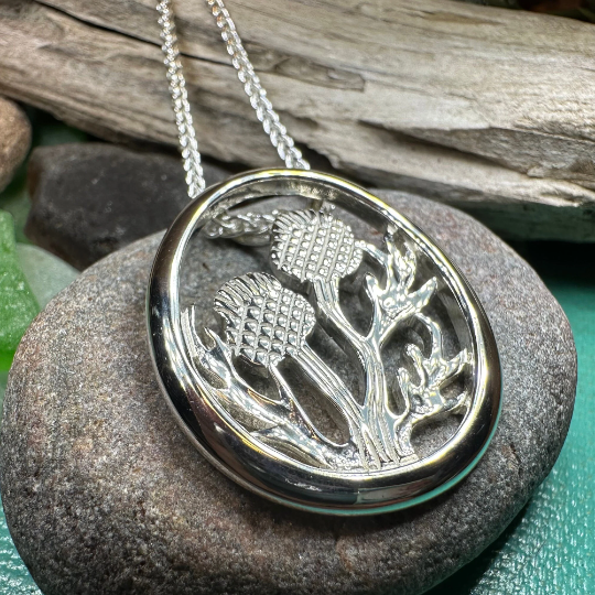 Valentia Thistle Necklace — view 7