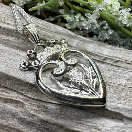 Regal Scottish Thistle Luckenbooth Necklace