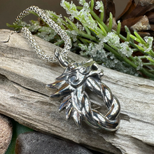 Load image into Gallery viewer, Celtic Dragon Necklace
