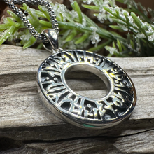 Load image into Gallery viewer, Love Conquers Norse Runes Necklace
