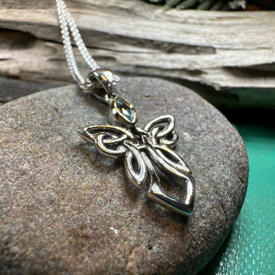 Anja Celtic Angel Necklace — view 7
