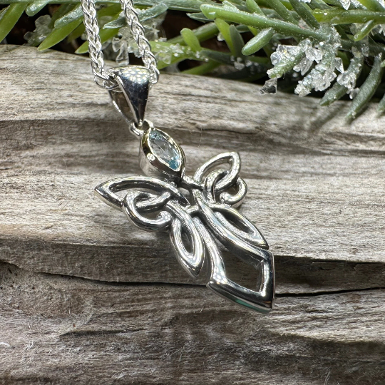 Anja Celtic Angel Necklace — view 8