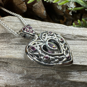 Emilie Celtic Heart Necklace