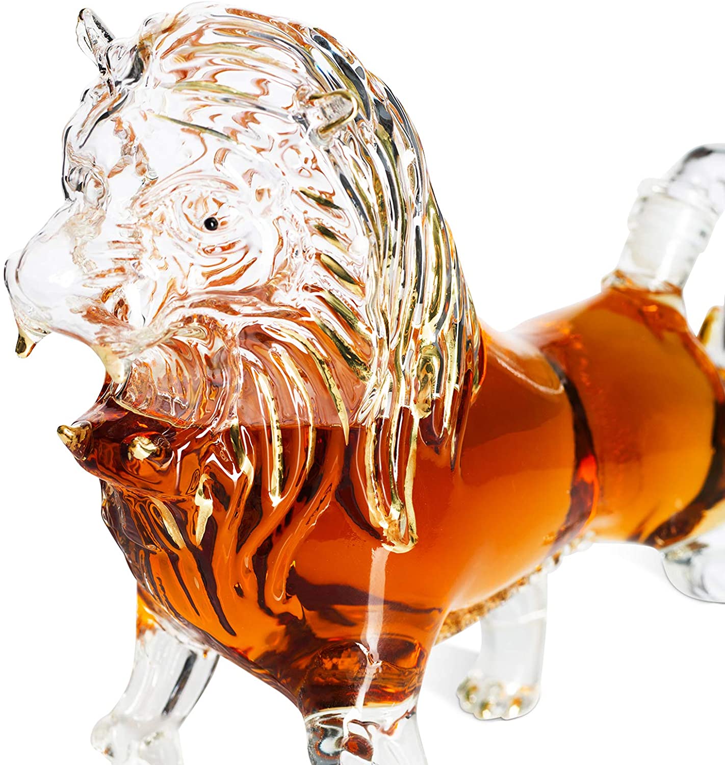 Lion Whiskey & Wine Decanter Premium Barware Gift