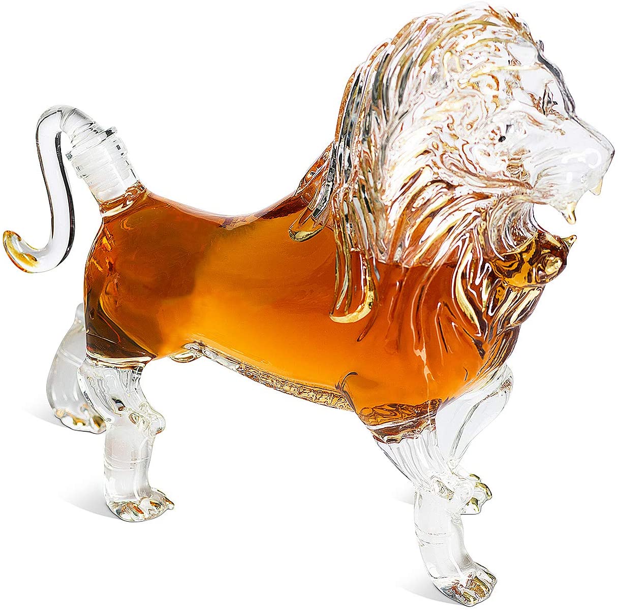 Lion Whiskey & Wine Decanter Premium Barware Gift